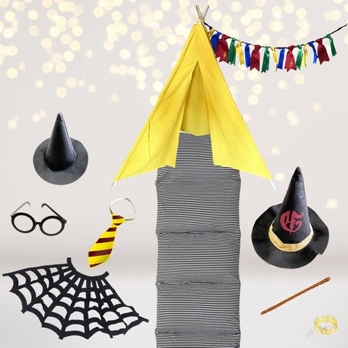 Kids Gift Set Wizard Teepee Tent Play Set